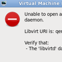 Post thumbnail of Fix for Unable to open a connection to the libvirt management daemon